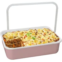 Honey Ware HoneyWare Color Line Emaille Frischhaltedose rosa L flach 1,35L CTNG-L.AP