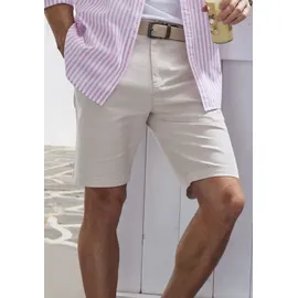 John Devin Chinoshorts »regular-fit« Oxford Shorts aus elastischer Baumwolle, Gr. 38 N-Gr, beige, , 92606233-38 N-Gr