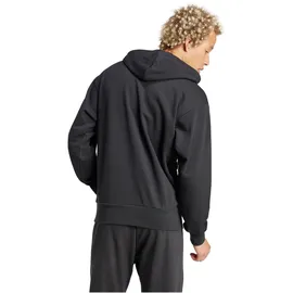 adidas Essentials Big Logo French Terry Kapuzenpullover Black / White 2XL