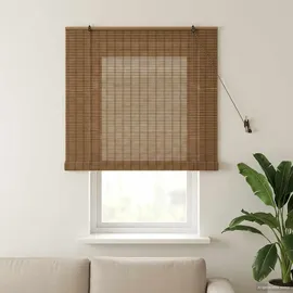 vidaXL Bambusrollo 130 x 160 cm Braun