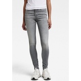 G-Star RAW Skinny-fit-Jeans 3301 High Skinny in High-Waist-Form grau