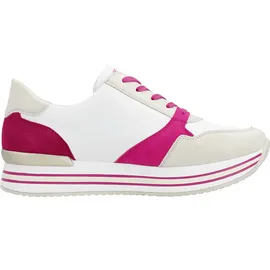 remonte Schnürschuh Damen Orange/Weiß/Rosa 38