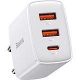 Baseus Compact Quick Charger 2xUSB USB-C PD 3A