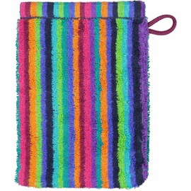CAWÖ Life Style Streifen 7048 Waschhandschuh 16 x 22 cm multicolor