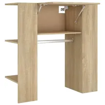 vidaXL Flurschrank Sonoma Eiche 97,5 x 37 x 99 cm Braun