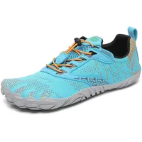 SAGUARO Barfuss Schuhe Damen Barfußschuhe Herren Outdoor Barfussschuhe Leicht Zehenschuhe Barfuß Fitnessschuhe mit Breiter Zehenbox Aero,Gr.37 - 37 EU