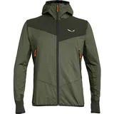 Salewa Agner Hybrid Polarlite/Durastretch Fleecejacke Herren Dunkelolivmelange L