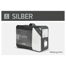 SPESSARTTRAUM Faserdecke Silber - B/L ca. 155.00x220.00