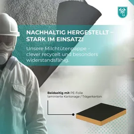 Scorprotect® Abdeckpappe Milchtütenpapier grau 1,15 x 43 m