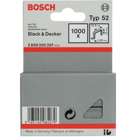 Bosch Professional Typ 52 Tacker-Klammern 12x12.3mm, 1000er-Pack (2609200207)