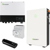 Growatt SPH4600 Hybrid Wechselrichter 6,5 kWh mit Solarspeicher-Set