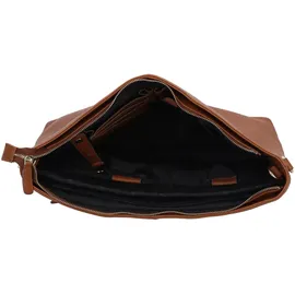 Plevier Structure Millau Schultertasche Leder Braun
