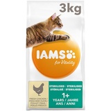 Iams Adult Sterilised Chicken 3 kg