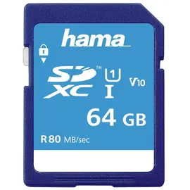 Hama SDXC 64GB Class 10 80MB/s UHS-I