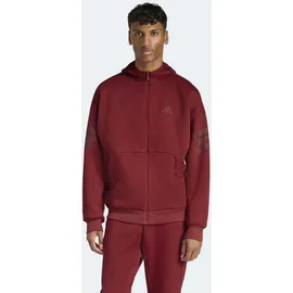 adidas Future Icons 3-Streifen Herren, Kapuzensweater, grün - S