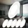 B.K.Licht Einbaustrahler 6er Set (230V) flach neutralweiß 3W 330lm Kunststoff 90x28mm