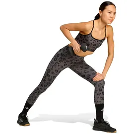 adidas Powerreact Essentials Print Sport-bh Mit Geringer Unterstützung - Grey Five / Print - L