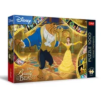 Trefl Premium Plus Quality - Puzzle Iconic Moments: Die Schöne und das Biest - 1000 Elemente, Puzzle-Serie mit Lieblingshelden, Ideale Anpassung der Teile, für Erwachsene und Kinder ab 12 Jahren