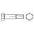 Industrial Quality Supplies DIN 609 Sechskant-Passschraube M10 x 75 25 Stück
