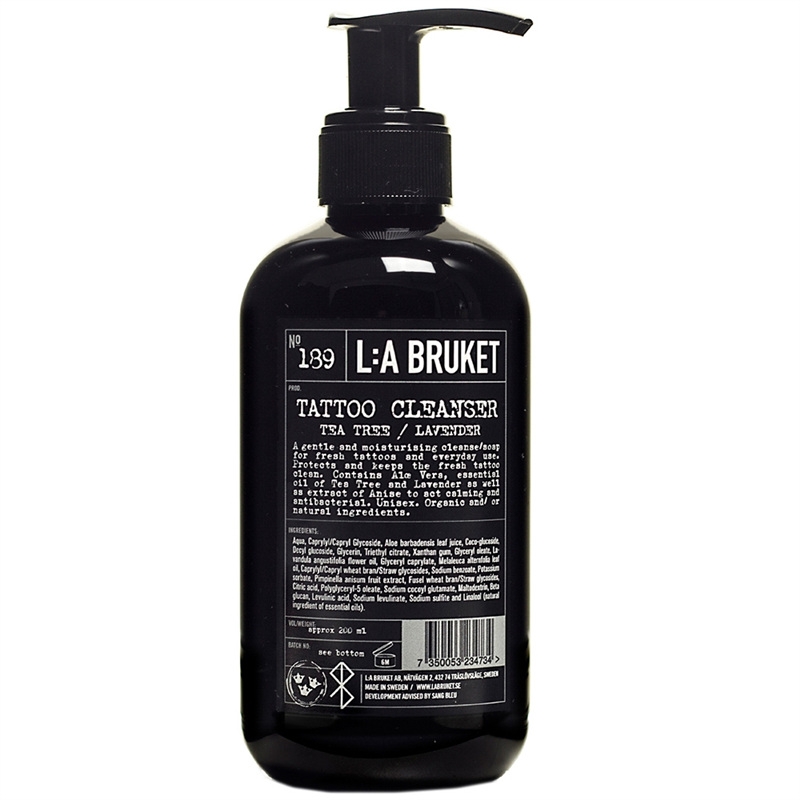 L:A BRUKET No.189 Tattoo Cleanser 200 ml