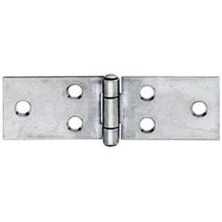 GAH Alberts Möbel-Tischband L 101mm, B 32mm Edelstahl Edelstahl rostfrei