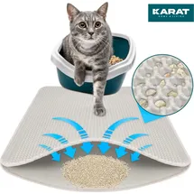 Karat Katzenstreumatte Charly 61 x 38 cm grau