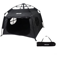 HEIBTENY Großes Automatisches Zelt Für Hunde Haustiere, Draußen Zuhause Vollautomatisch Faltbar, Für Katzen Und Hunde, Tragbares Campingzelt, 100 X 100 X 75 cm(Black)