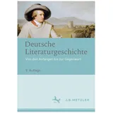 J.B. Metzler, Part of Springer Nature - Springer-Verlag GmbH Deutsche Literaturgeschichte
