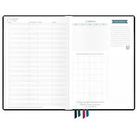 häfft® verlag Lehrerkalender Black Edition A5 schwarz 2026/2027