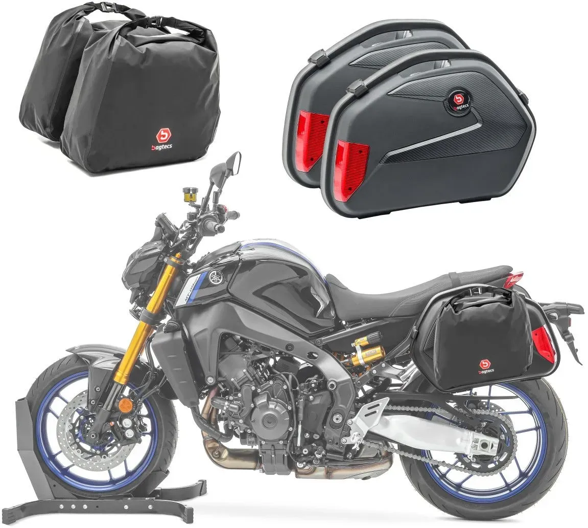 Set Koffer passend für Benelli Leoncino 800 / Trail Bagtecs + Innentaschen SC22 Bagtecs