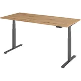baselite Schreibtisch Asteiche / Grau