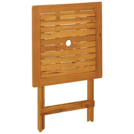 vidaXL 3-tlg. Bistro-Set Anthrazit Stoff und Massivholz