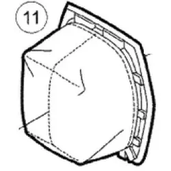 Panasonic Ersatzteil EY 3743 NR.11 Dust Filter