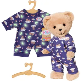 BABY BORN Teddy Schlafanzug Glow in The Dark Weiß (836484)