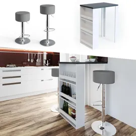 Vicco Bartisch 80 x 57 x 106 cm Weiß/Anthrazit