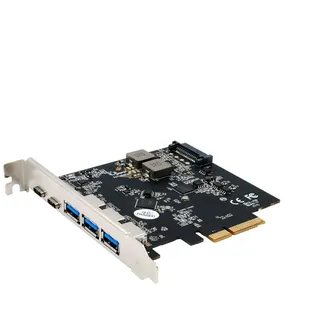 Exsys EX-12006 5 Ports ( 3A+2C Anschlüsse), Kontrollerkarte