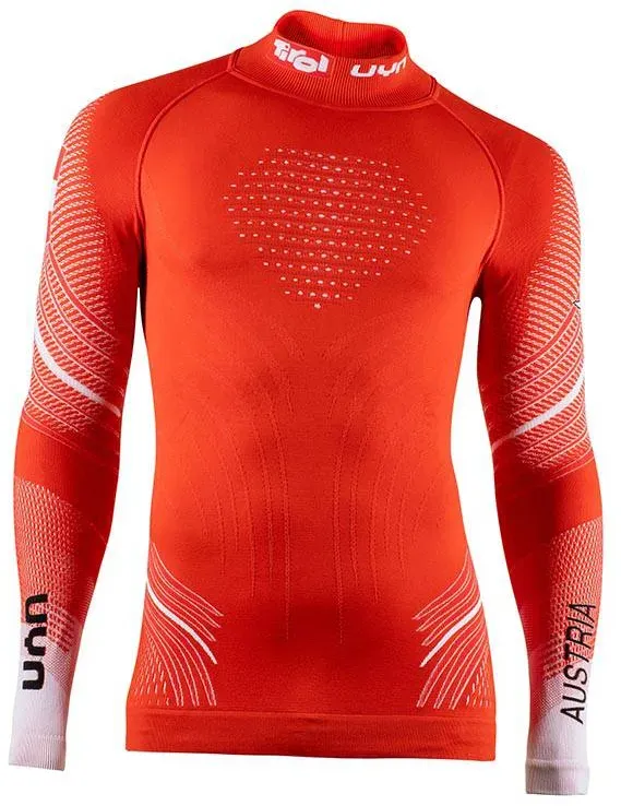 UYN Funktionshemd 2.0 Austria UW Shirt LG_SL. Turtle Neck - rot / S/M