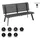 Dehner London 150 x 88 x 64 cm dunkelgrau