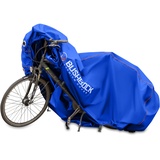 BUSHBOCK® Premium Cover - wasserdichte & wetterfeste Fahrradgarage aus Ultra reißfestem Material - Extra stark - Schutzhülle für 1-3 Fahrräder (Größe L)