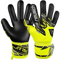 REUSCH Herren Handschuhe Attrakt Silver, safety yellow / silver / black, 10