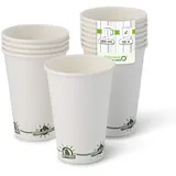 Greenbox Kaffeebecher 0,18 l Weiß 50 St.