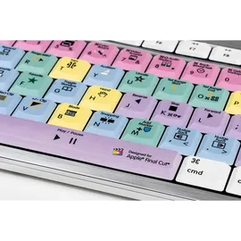LogicKeyboard Final Cut Pro X Mac ALBA Tastatur DE mehrfarbig (LKB-FCPX10-CWMU-DE)