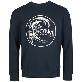 O'Neill Herren Circle Surfer Crew Sweatshirt, Tintenblau, Small-Medium