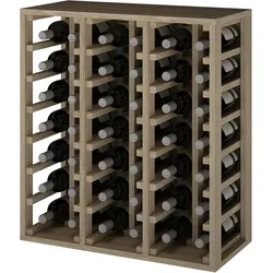 Godello Serie Weinregal aus massiver Eiche 42 Flaschen