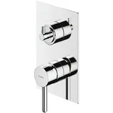 Omnires Y Einhebelmischer für Dusche Chrom Y1237-KCR