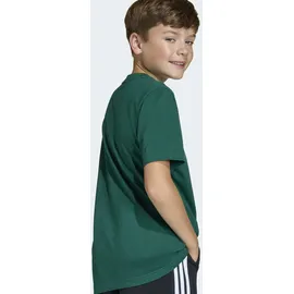 adidas Originals T-Shirt TEE für Kinder und Teens, mit gerippten Details, mit Rundhalsausschnitt grün 146 EU