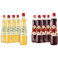 YO Sirup Holunderblüte (6 x 700 ml) – 1x Flasche ergibt bis zu 6 Liter Fertiggetränk & Sirup Kirsche (6 x 700 ml) – 1x Flasche ergibt bis zu 6 Liter Fertiggetränk