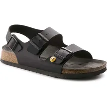 Birkenstock Milano Größe 47, schwarz, schmal