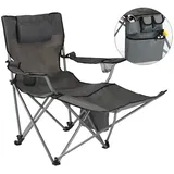 HI Fußstütze Für Luxus-campingstuhl - Anthracite - One Size