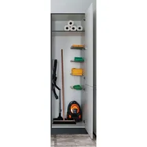 Express Küchen Stauraumschrank ARTA 60 x 58 x 207 cm Grau